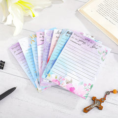 Colorful Flower Memo Notebook with Sticky Notes