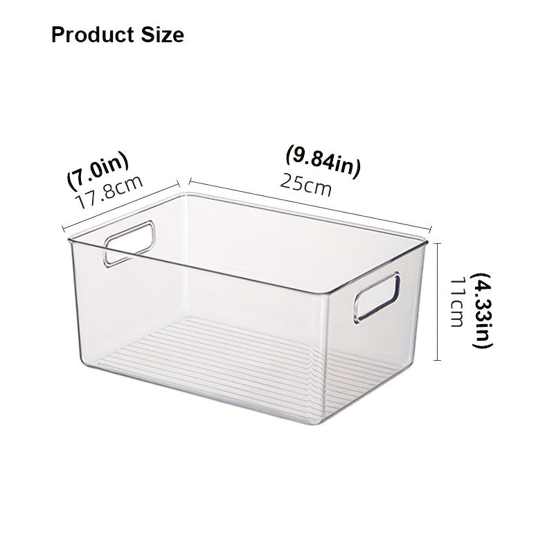 Transparent Storage Box for Kids' Desktop Organization