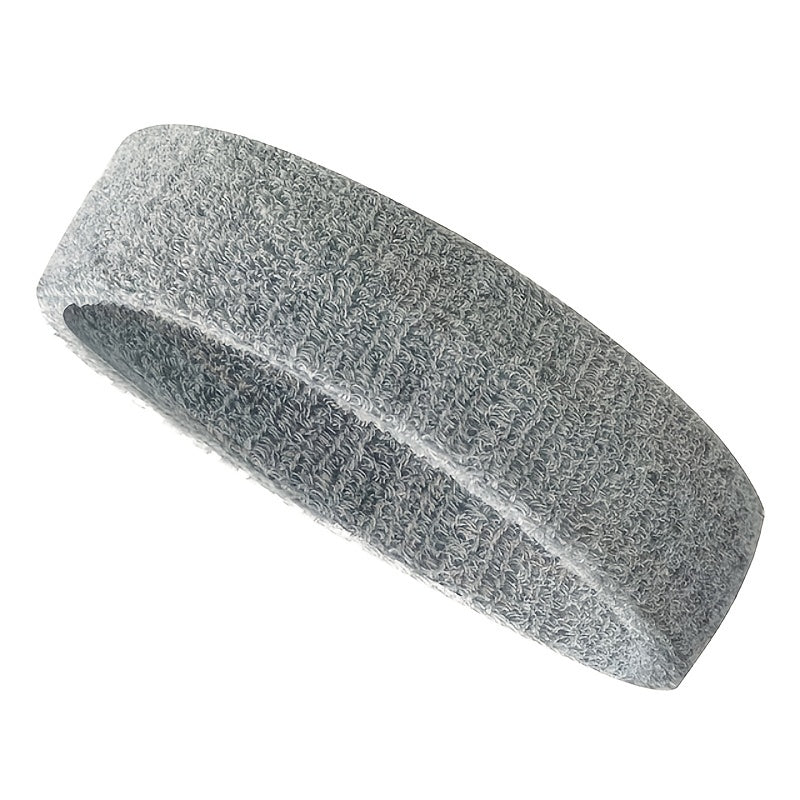 Cotton Sport Headband Non slip Elastic Sweatband