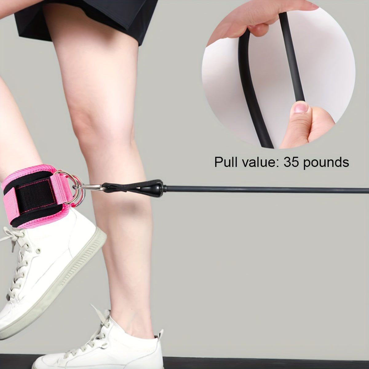Ankle Straps For Cable Machine D Ring Ankle Cuffs Adjustable Comfortable