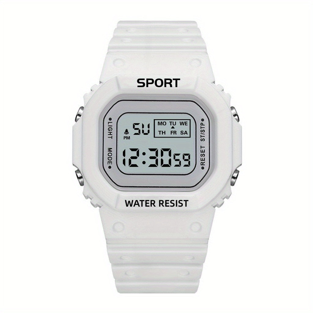 LED Digital Couple Watches Waterproof Casual Wrist Watch