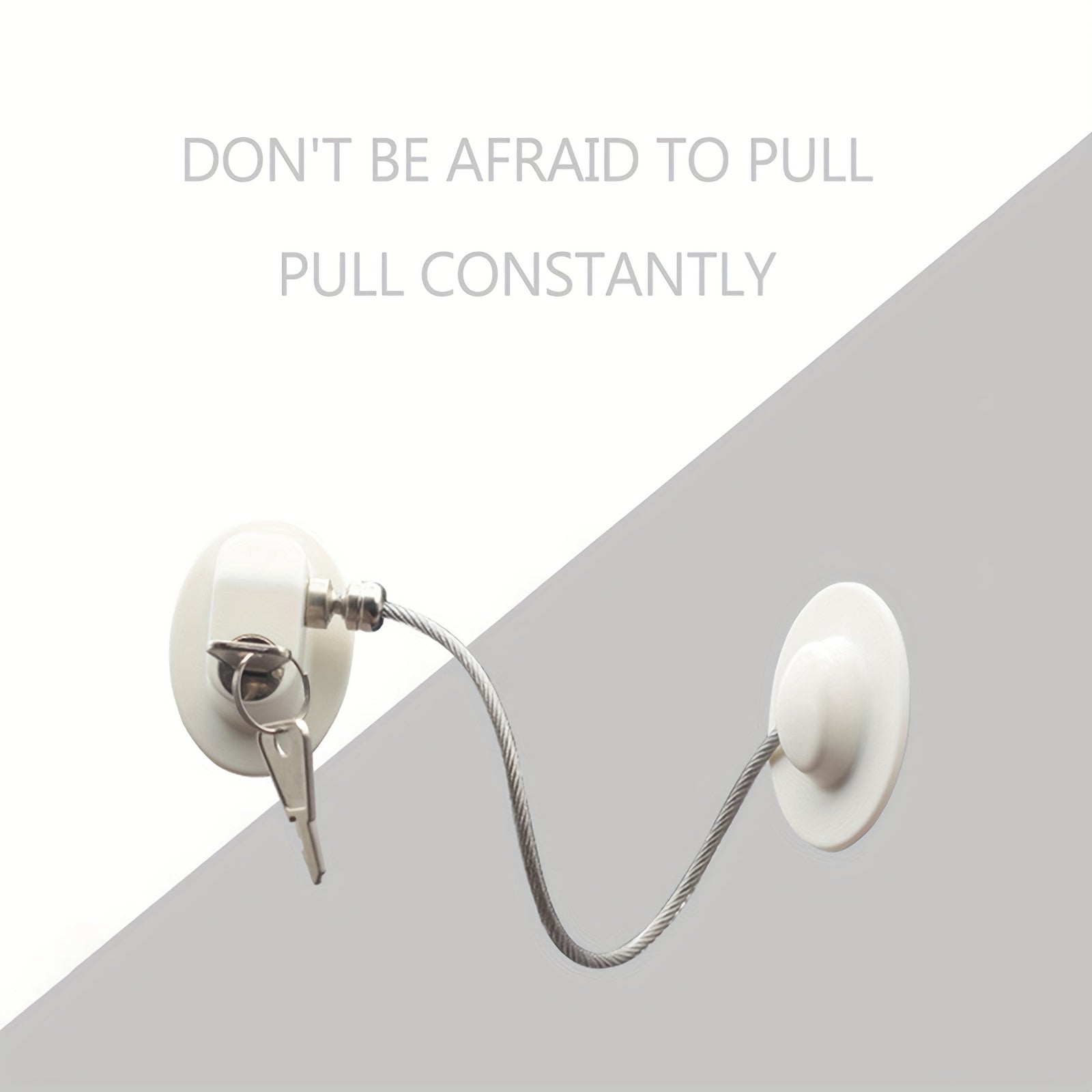 1pc Punch Window Safety Lock Buckle Window Limiter Sliding Door Lock