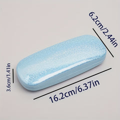 Holo Glasses Case PU Leather Sunglasses Reading Glasses Storage Box