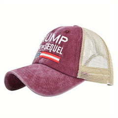 Vintage Trucker Hat Baseball Cap Embroidery