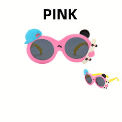 Kids Skateboard Polarized Round Sunglasses UV Protection