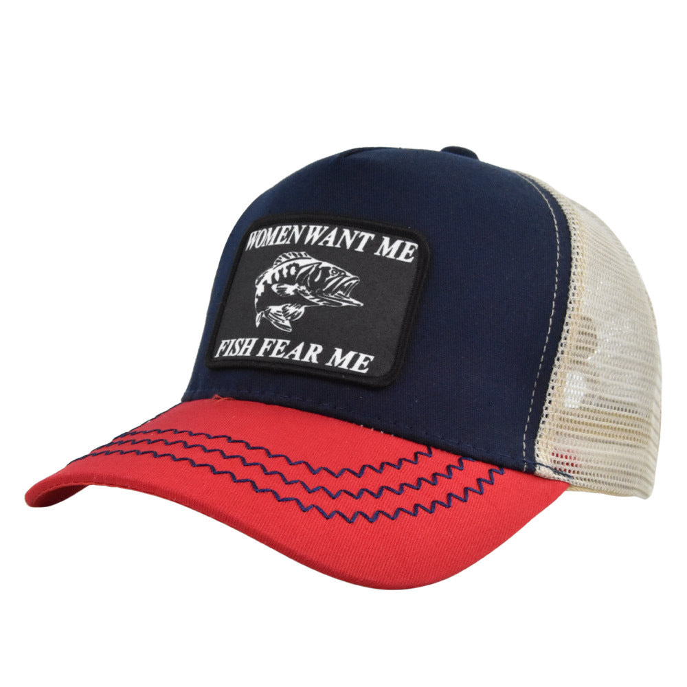 Mesh Baseball Cap Trucker Sun Hat Fishing Baseball Cap