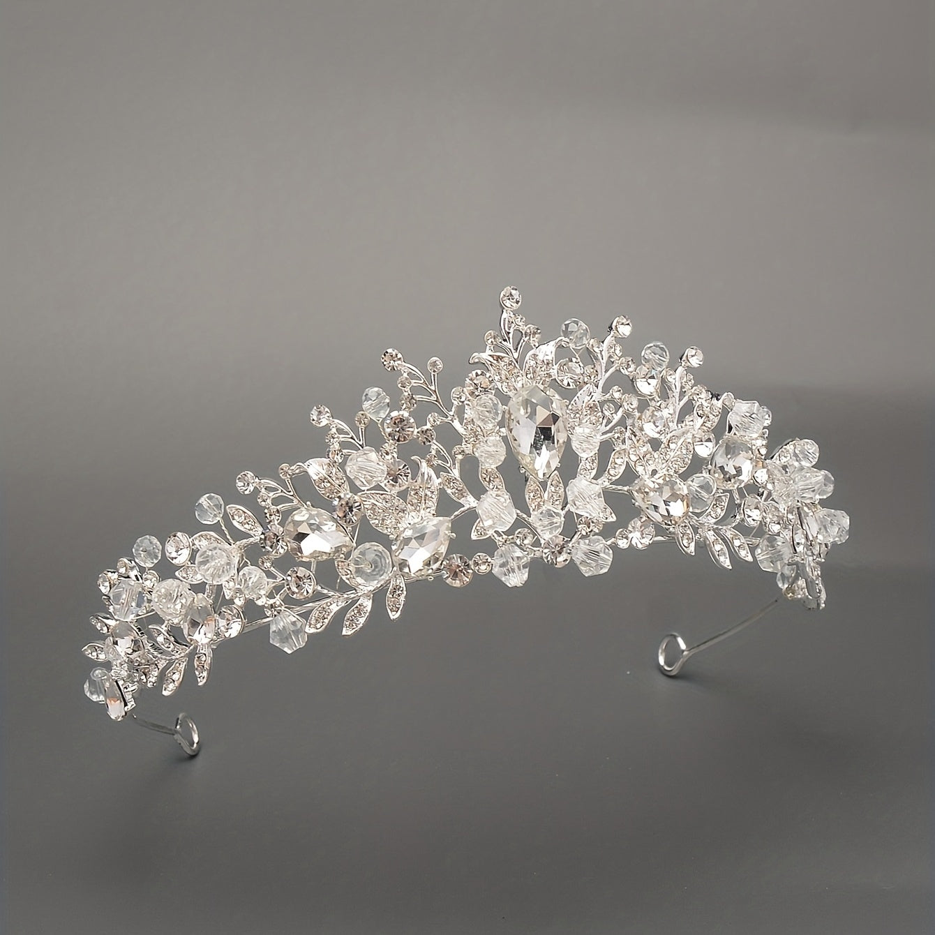 Rhinestone Crystal Headband Tiara Queen Princess Crown Wedding Hair Accessories