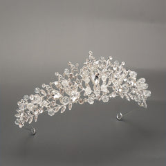 Rhinestone Crystal Headband Tiara Queen Princess Crown Wedding Hair Accessories