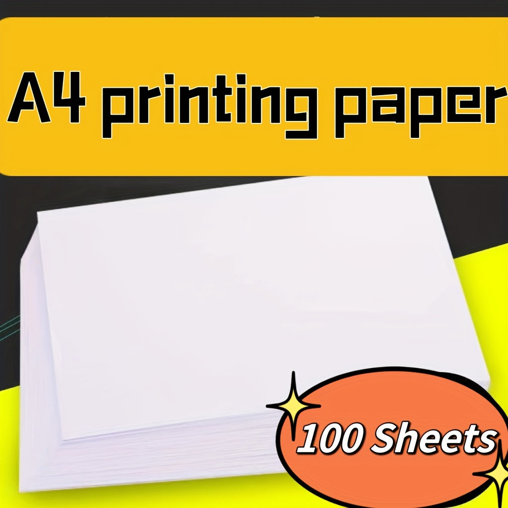 100 Sheets A4 Printer Copy Paper for Office & School Use