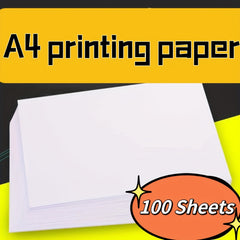 100 Sheets A4 Printer Copy Paper for Office & School Use