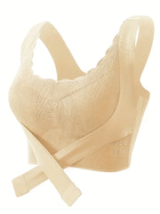 Lace Sports Bra Criss Cross Tank Bra