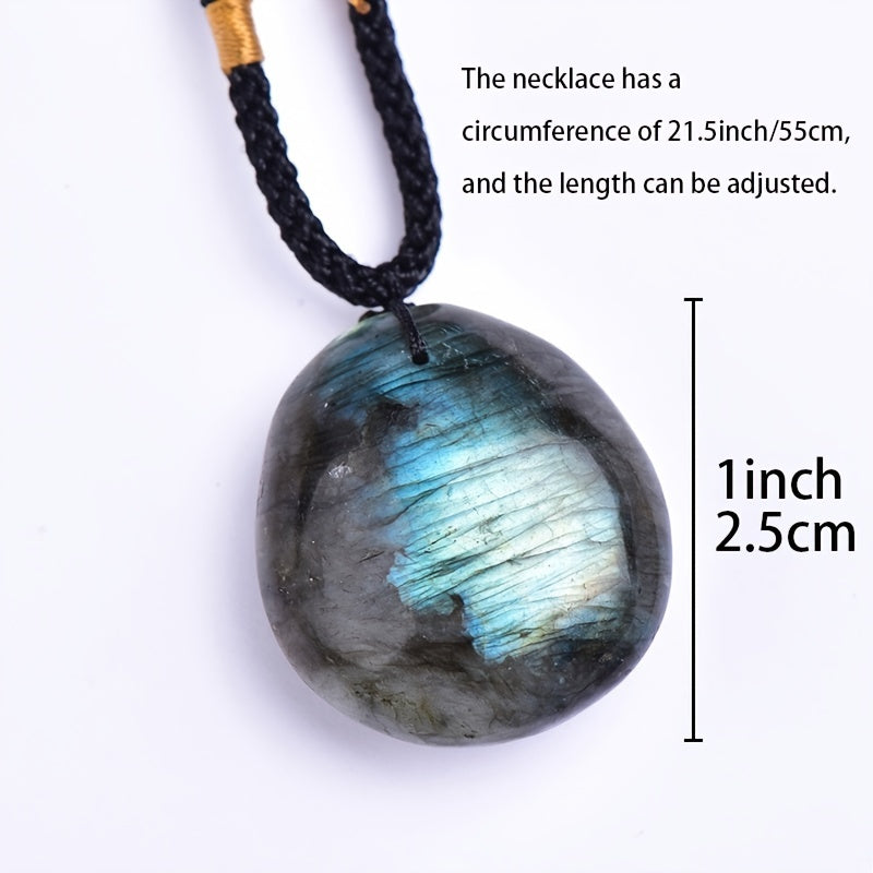 Crystal Moonstone Pendant Necklace