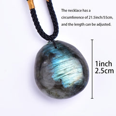 Crystal Moonstone Pendant Necklace