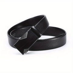 Men's Faux Fur Casual Buckle Leather Belt