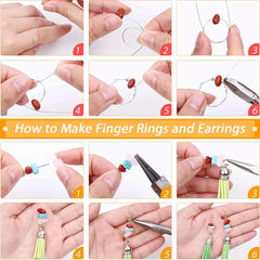 28 Colors Crystal Beads & Gemstone Beads Jewelry Making Kit