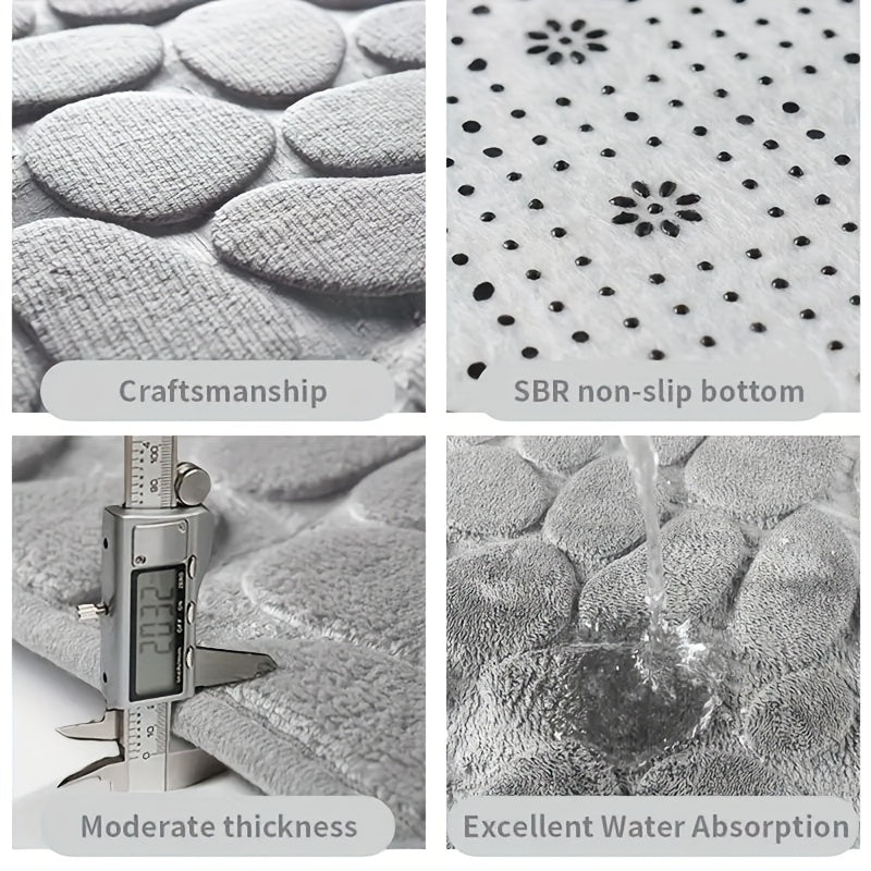 Soft Non Slip Memory Foam Bath Mat Essential Bathroom Accessory