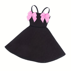 Princess Doll Dress with Pink Bow for 11-8 Inch Dolls