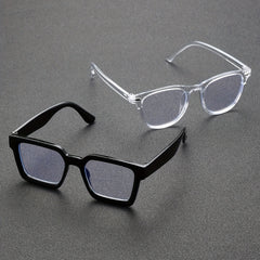 Men's Outdoor Casual Transparent Lens Glasses Set