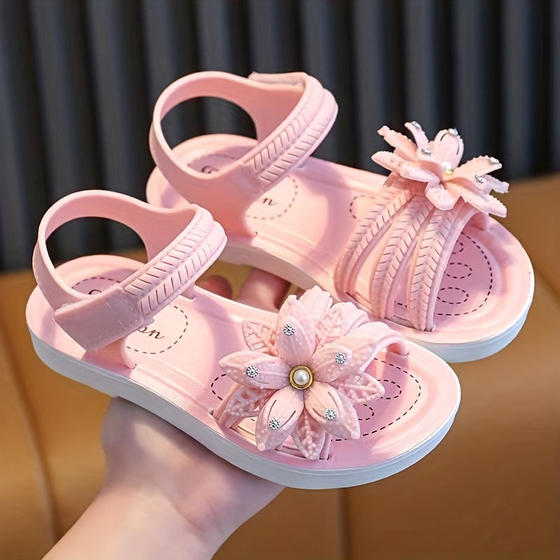 Girls Breathable Open Toe Sandals Lightweight Anti Slip Comfort Sandals