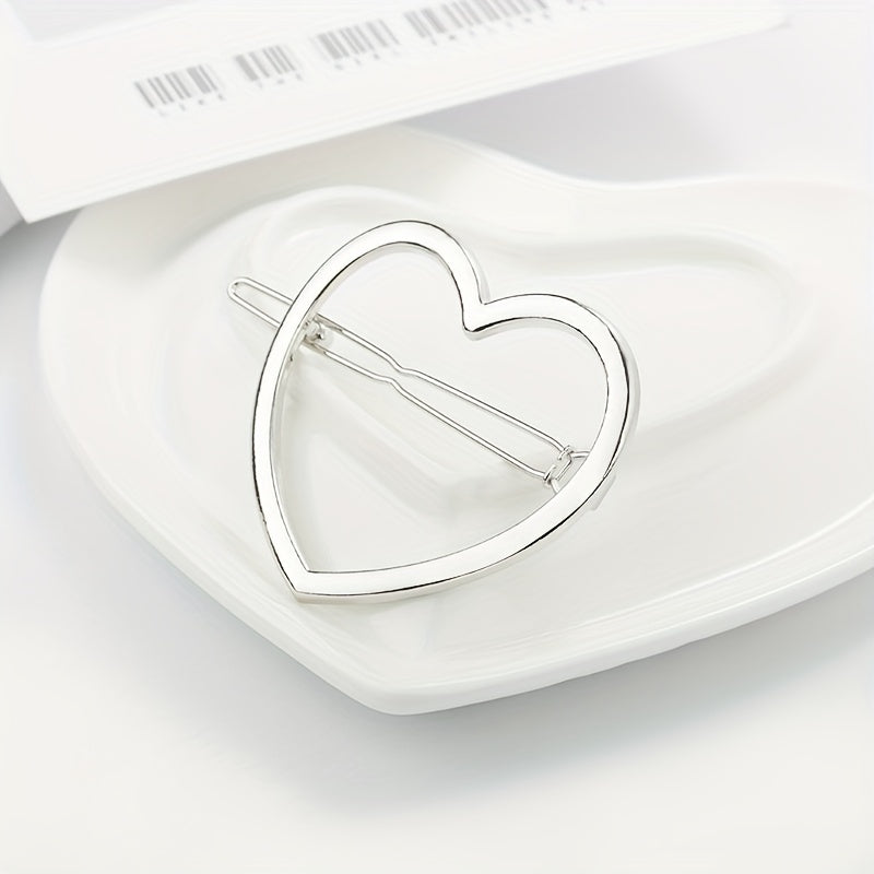 Heart Hair Clip For Side Hair Bangs Braids Girls Accessories