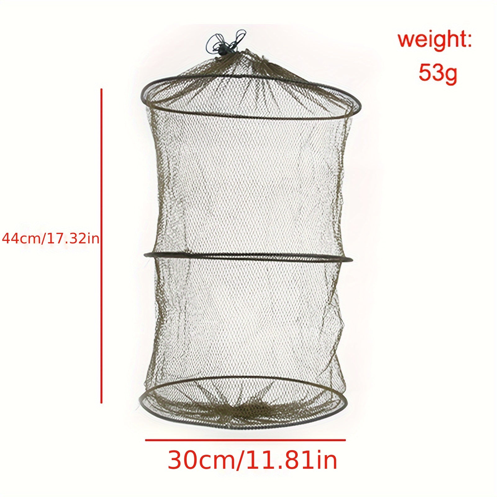 Collapsible Fishing Cage Trap for Crab Lobster Shrimp