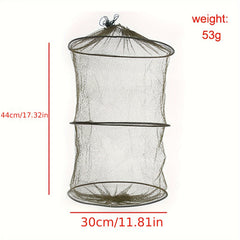 Collapsible Fishing Cage Trap for Crab Lobster Shrimp