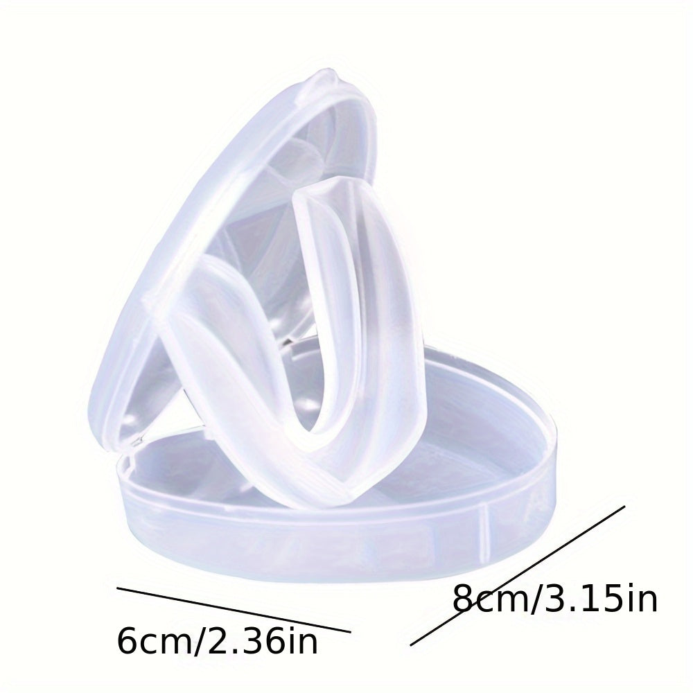 3Pcs Rubber Sports Mouth Guard Teeth Protector
