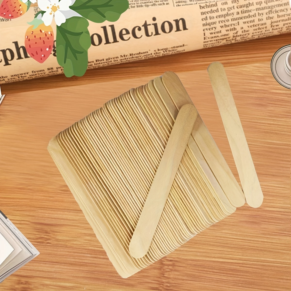 50 Large Popsicle Sticks for DIY Crafts