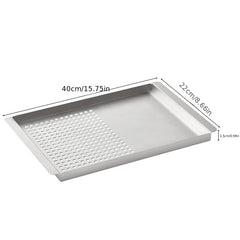 Stainless Steel Non-stick BBQ Plate Portable Outdoor BBQ Accessories