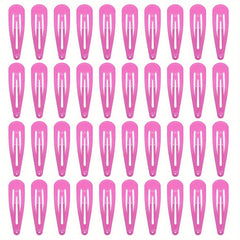 40 Pcs Metal Snap Side Clip Barrettes for Women Hair Accessories