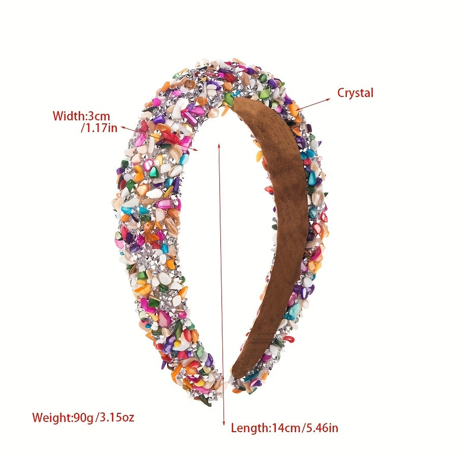 Baroque Style Crystal Headband Hair Accessories For Women