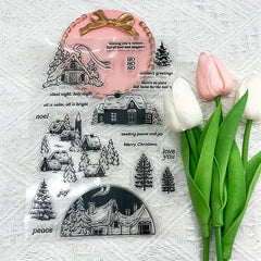 Winter Wonderland Silicone Stamp for Scrapbooking DIY Card Making