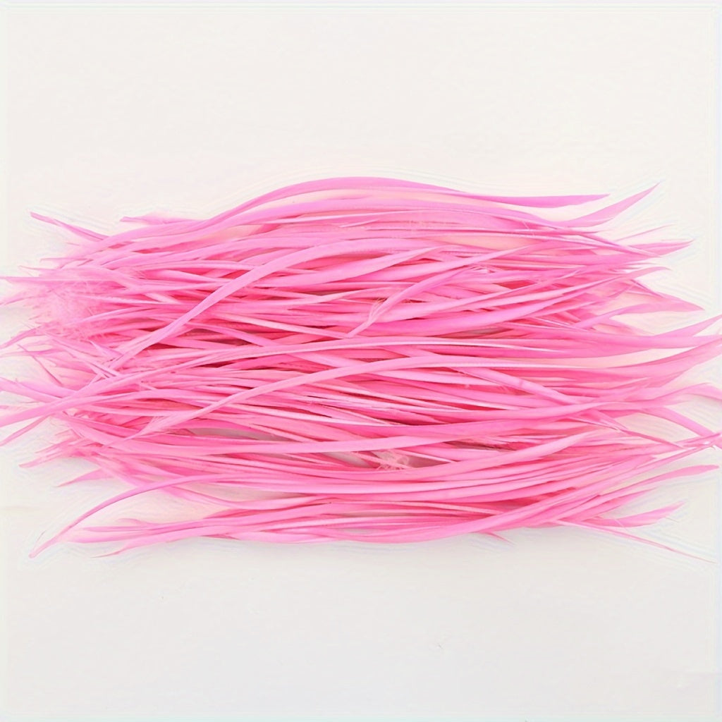 50pcs Goose Feather Single Sided DIY Real Feather Clothing Jewelry Wedding Party