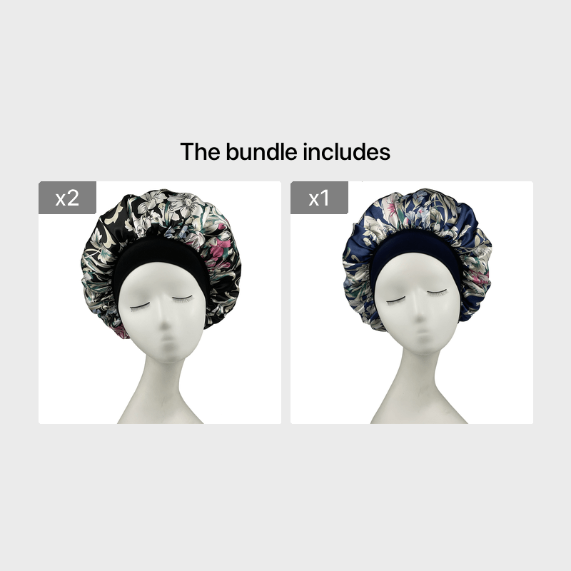 Milk Silk Wide Brim Bonnet Cap for Women
