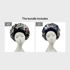 Milk Silk Wide Brim Bonnet Cap for Women