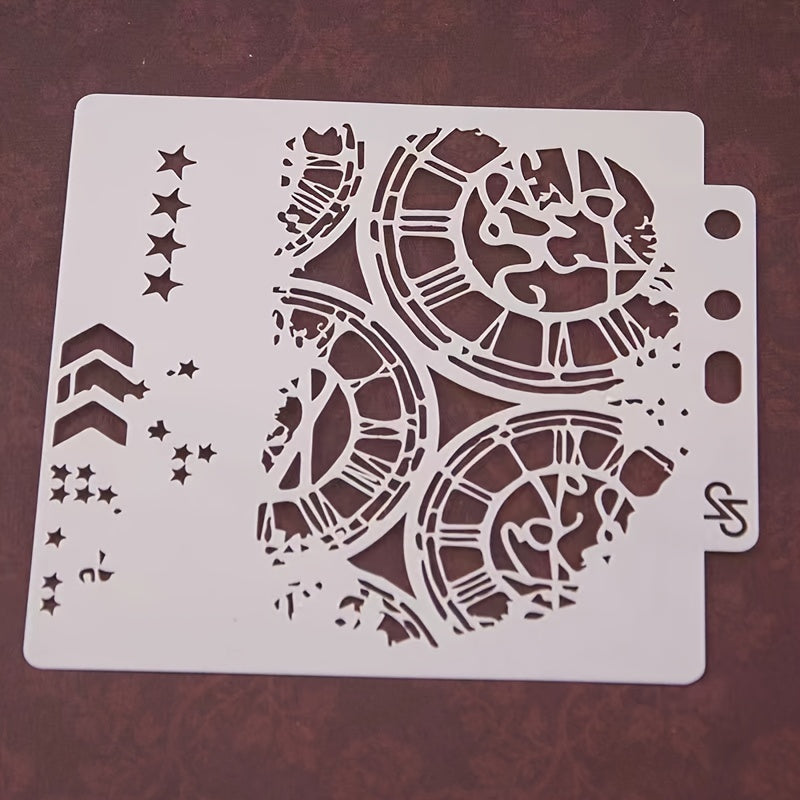 Lace Ruler Gear Pattern Painting Template DIY Hand-painted Graffiti