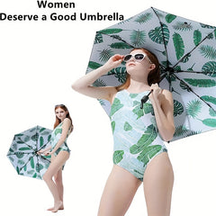 High Automatic Compact Umbrella Waterproof Windproof UV Protection