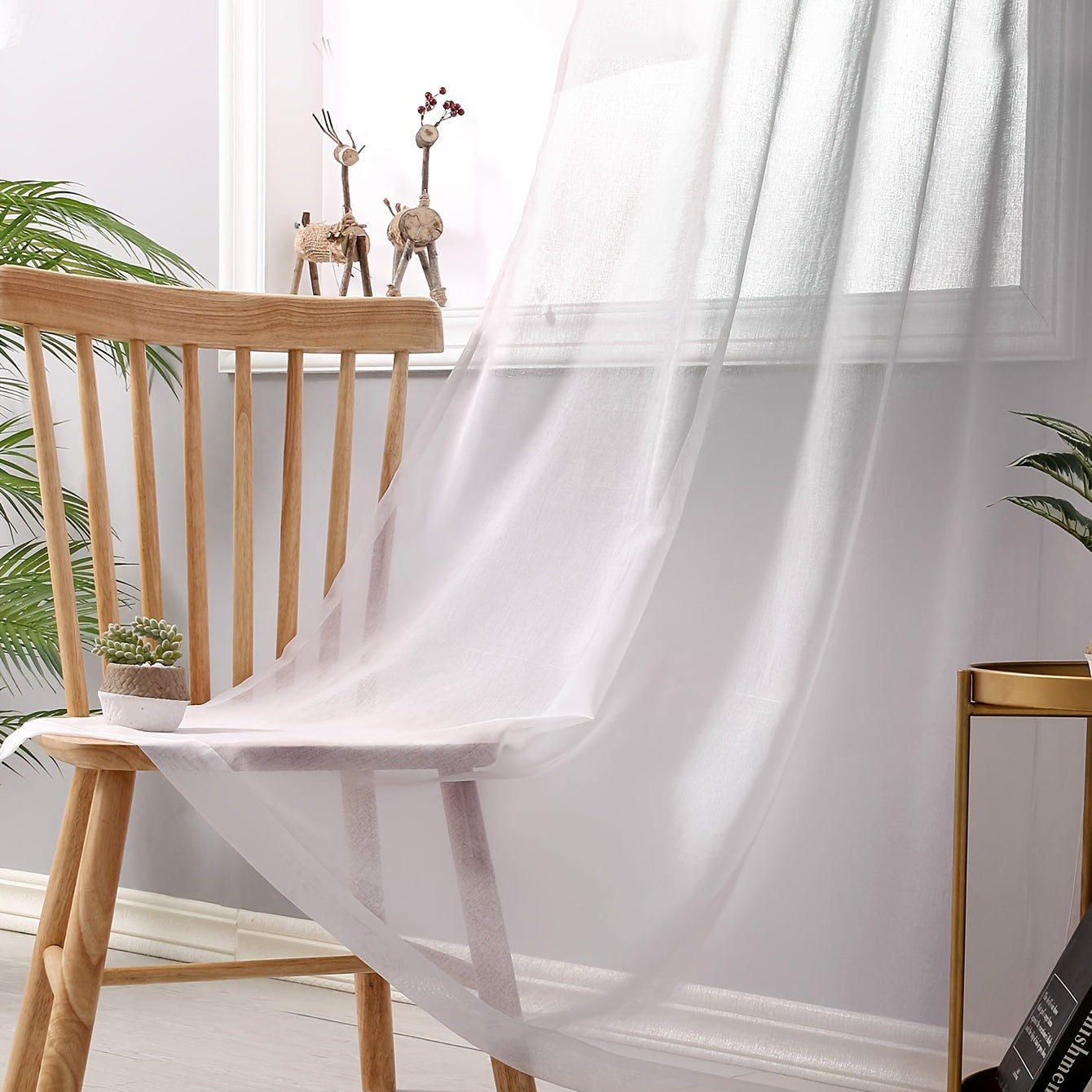 Gradient Sheer Curtain for Home Decor