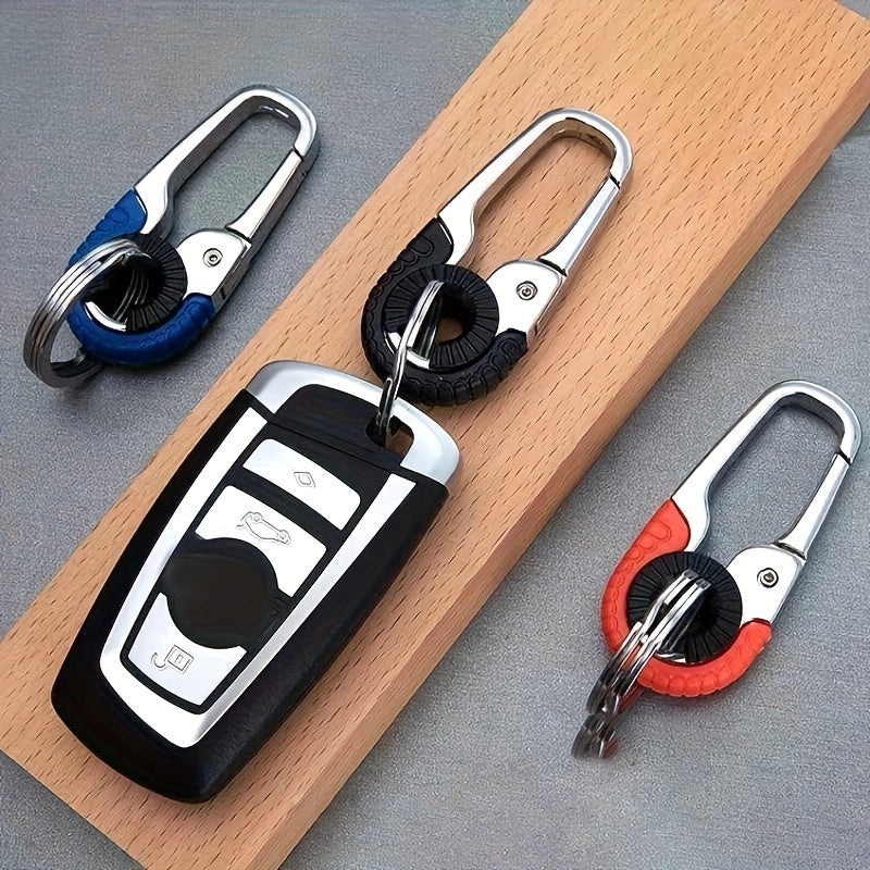Creative Car Key Chain Waist Hanging Stainless Steel Key Ring Gift