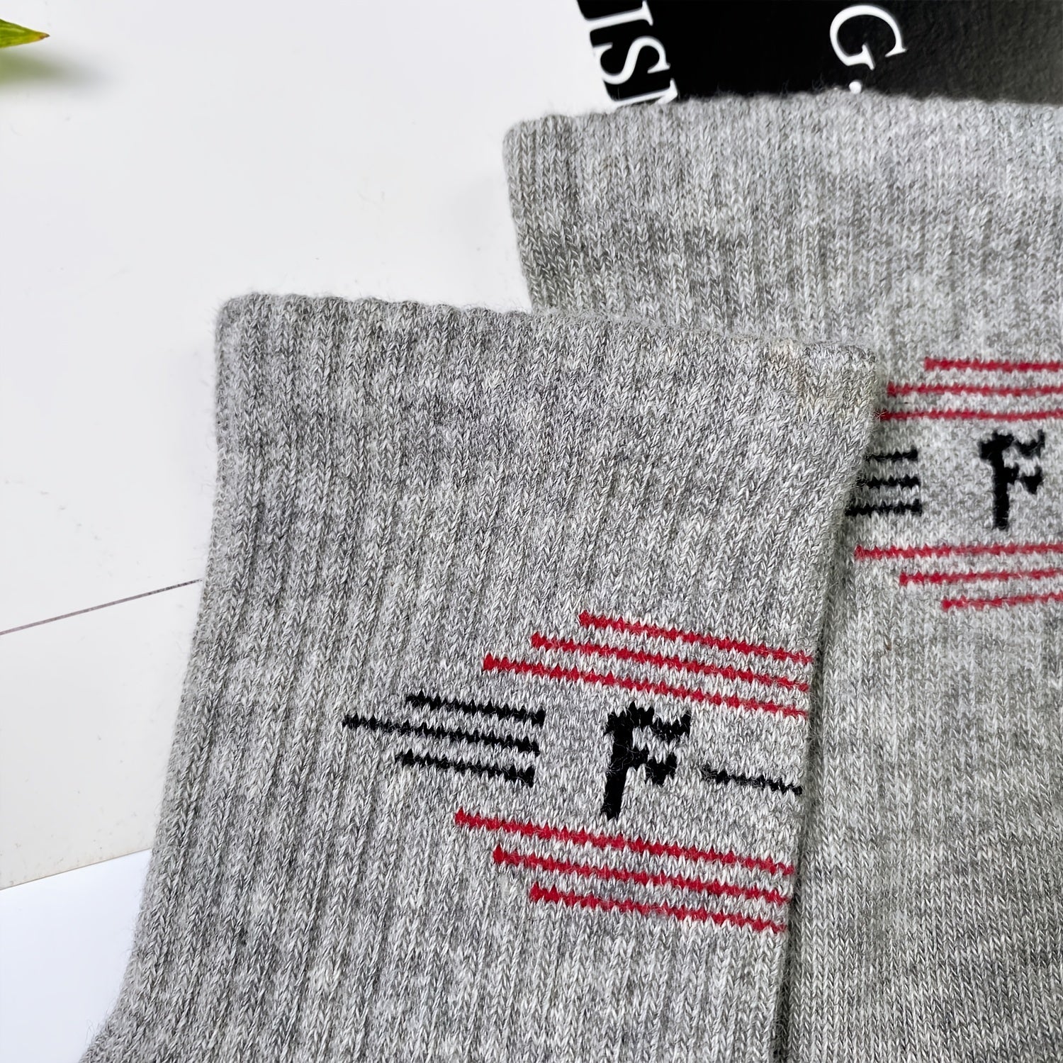 3 Pairs Mid Tube Socks Casual Sporty Breathable Crew Length Women's Stockings