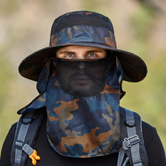 Camouflage Sun Hat Fishing Cap Outdoor Fisherman Hat