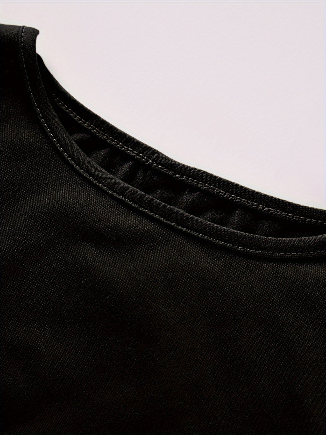 2pcs Solid Tank Tops Crew Neck Sleeveless Top Women's Lingerie