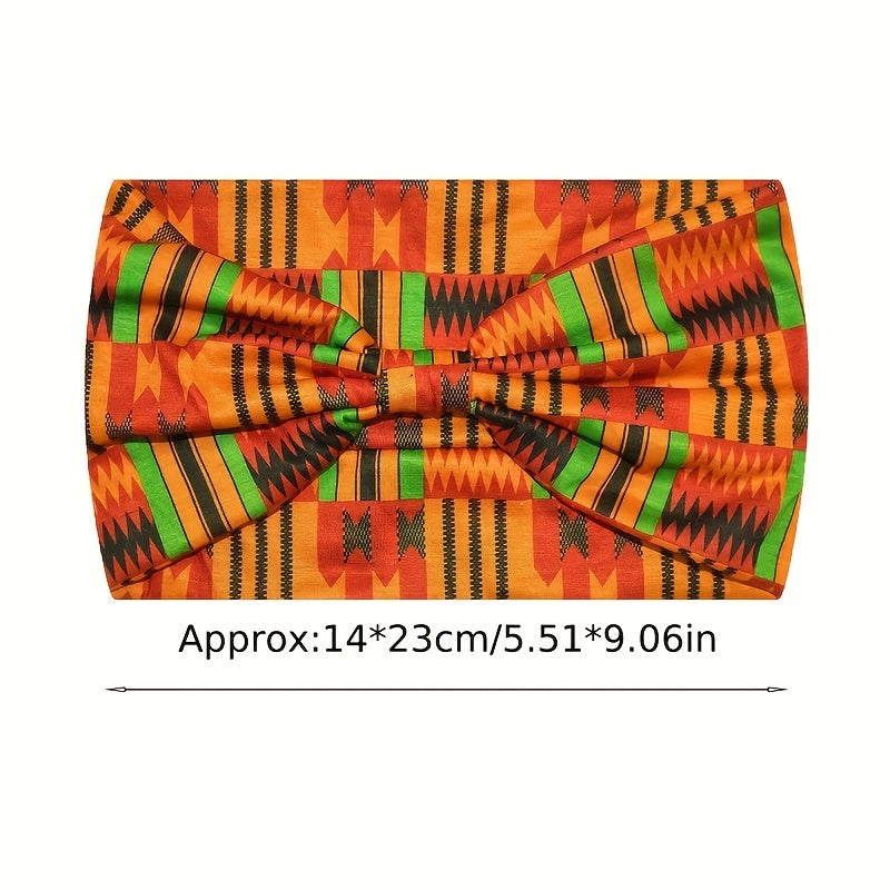 Boho Leopard Pattern Headband for Women Girls