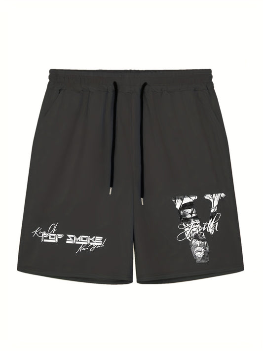 Men's Casual V Pockets Pleated Shorts for Summer