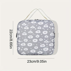 Cloud Print Diaper Storage Bag Mommy Shoulder Organizer