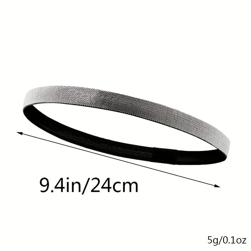 Elastic Non slip Silicone Head Bundle Sports Hair Band Women's Hair Accessories