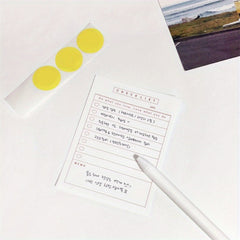 Vintage Student Notepad 200 Sheets, 4 Sets