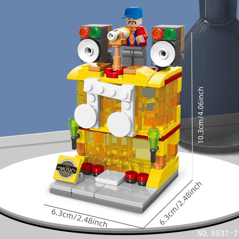 Mini Street View Building Blocks Set
