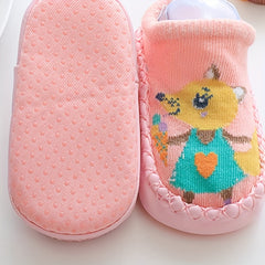 Baby Cartoon Pattern Non-slip Floor Socks Soft Bottom Toddlers Walking Socks
