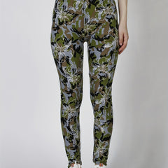 Women's Floral Printed Yoga Pants High Waist Sweatpants Leggings